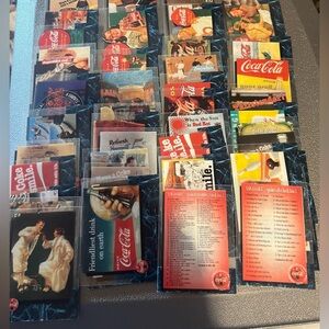 Vintage 1995 Coca Cola Complete Set 50 Sprint Phone Cards/Cels Premier Edition